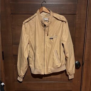 Members Only Cafe Racer Jacket 46 Tan Windbreaker Europe Craft Hong Kong